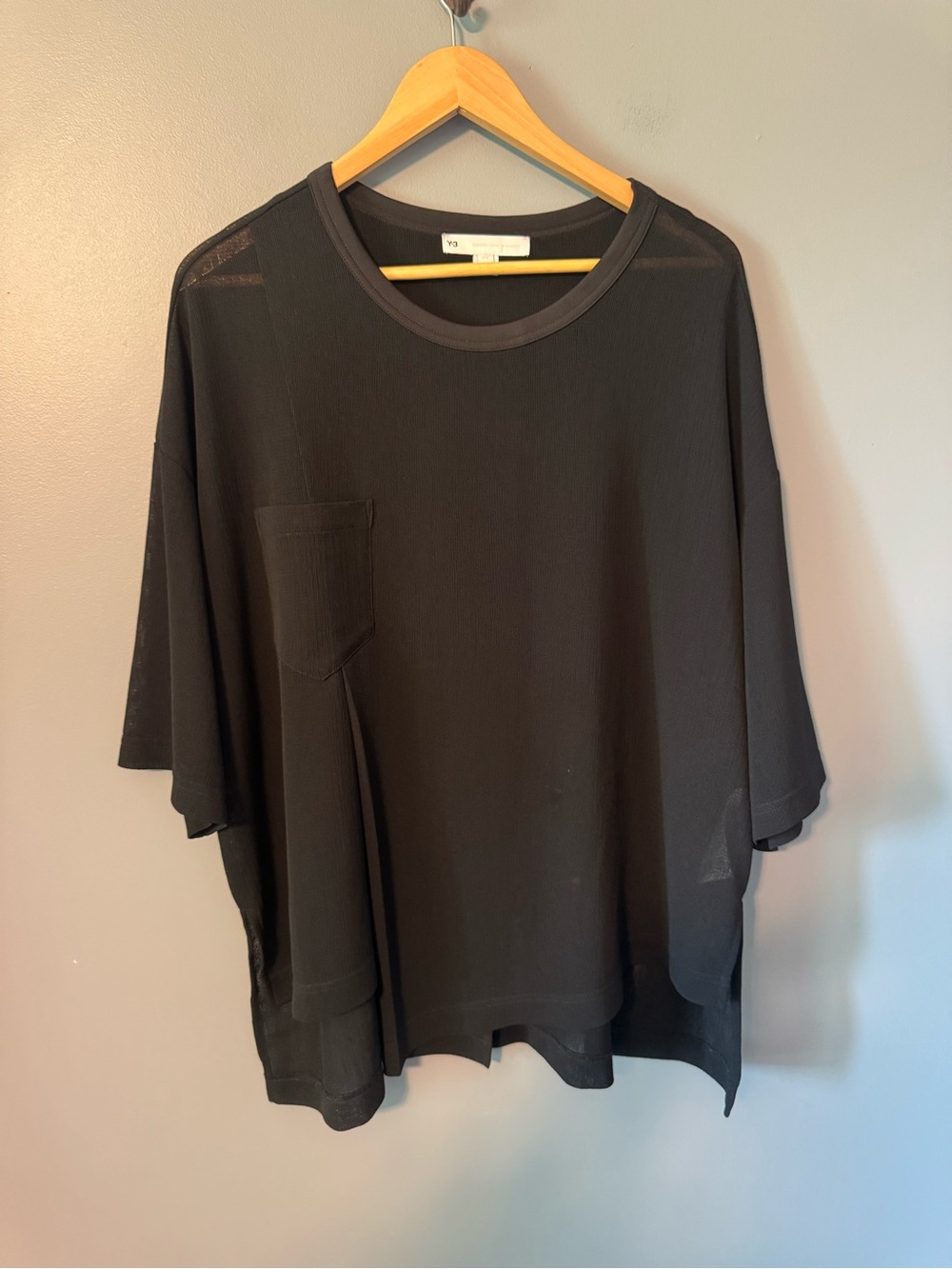 Adidas X Yohji Yamamoto open knit oversized streetwear oversized boxy shirt